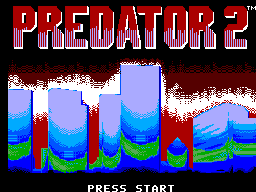 Predator 2 Title Screen